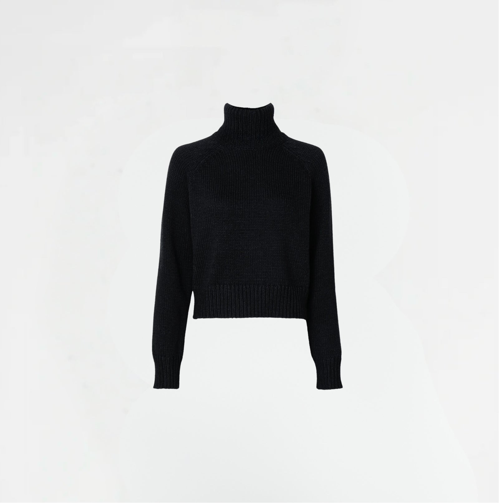 Knit Sweater – Round Neckline & Flexible Fit with Side Slits