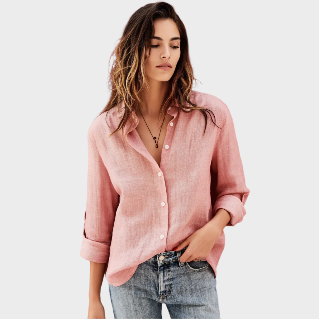Linen Blouse – Relaxed Fit & Airy Design for Comfort